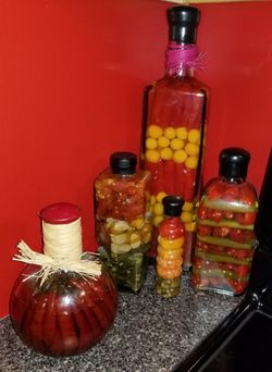 Decorative Kitchen Bottles