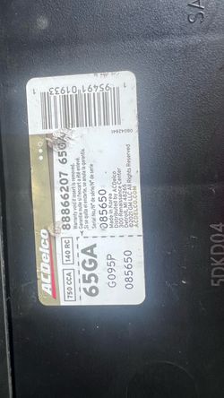 Ac delco battery group 65