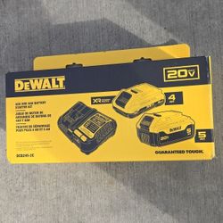 Dewalt 20v Batteries 5.0 Ah And 4.0 Powerpack And Charger Brand New 