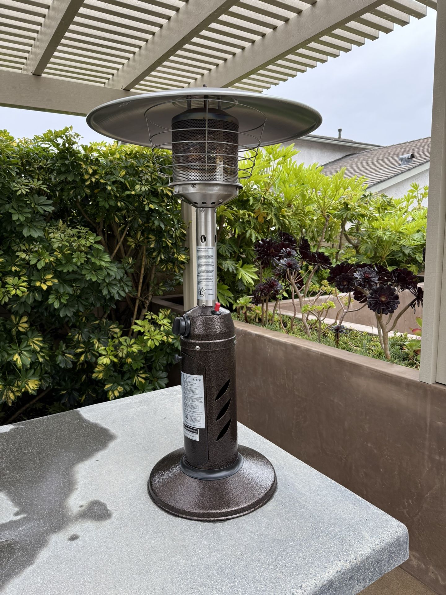 Tabletop Gas Patio Heater