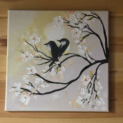 Art. Abstract Art. Wall Art. Paintings. Bird Art. 
