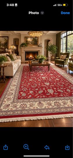 Handmade persian wool rug