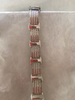 925 Sterling Silver bracelet 10MM
