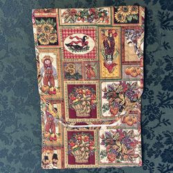 Barth & Dreyfuss • Vintage “Harvest Time”  Quilted Table Runner (70”x13”)