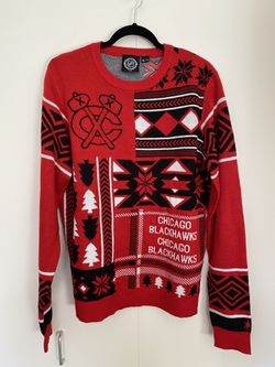 NHL Chicago Blackhawks Christmas Sweater Men’s Small