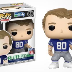 NEW Funko Pop! Steve Largent #86 Seattle Seahawks NFL Football Throwback Figure