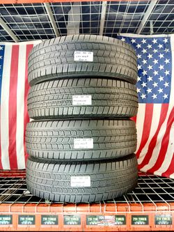 ✔️ Set of 4 Used tires Size: 245/75R17 Michelin Defender LTX M/S2  All Season Truck & SUV 245 75 17