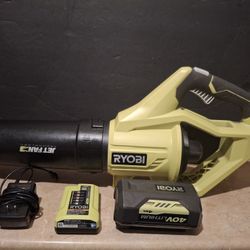 Super duty 40v Lithium Powered RYOBI JETFAN BLOWER,with Charger And 40v Lithium https://offerup.com/redirect/?o=QmF0dGVyeS5saWtl New Cond
