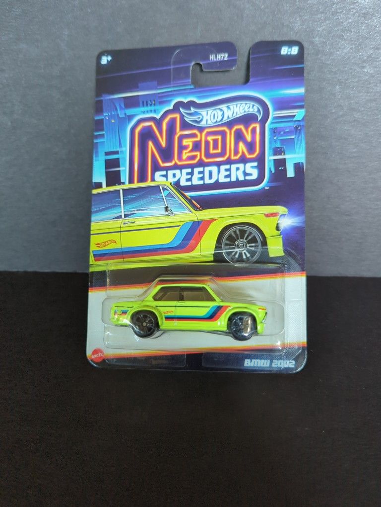 Hot Wheels Exclusive Neon Speeders BMW 2002