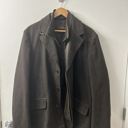 Cole-Haan Men’s Brown Fall Lined Jacket XL beautiful