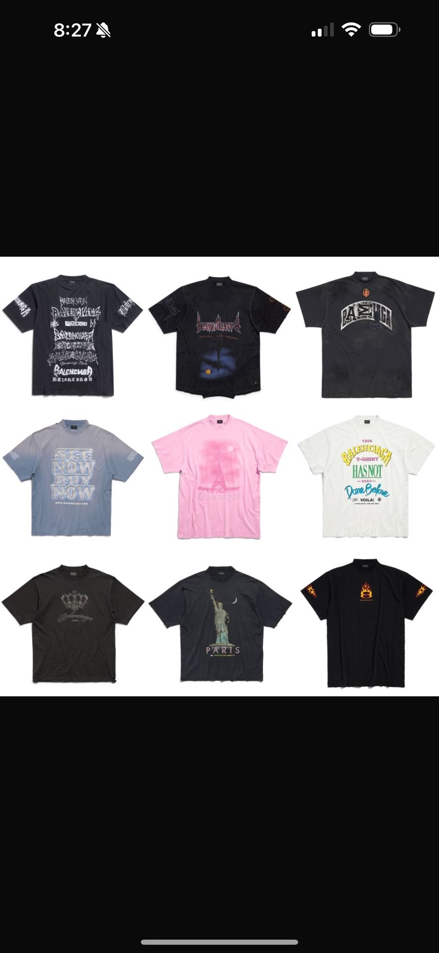 balenciaga T Shirts