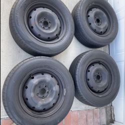 4 — 215/65r16 5x100 5x3.94 Stock Subaru Crosstrek Forester Impreza Corolla Prius Wheels Rims Tires !