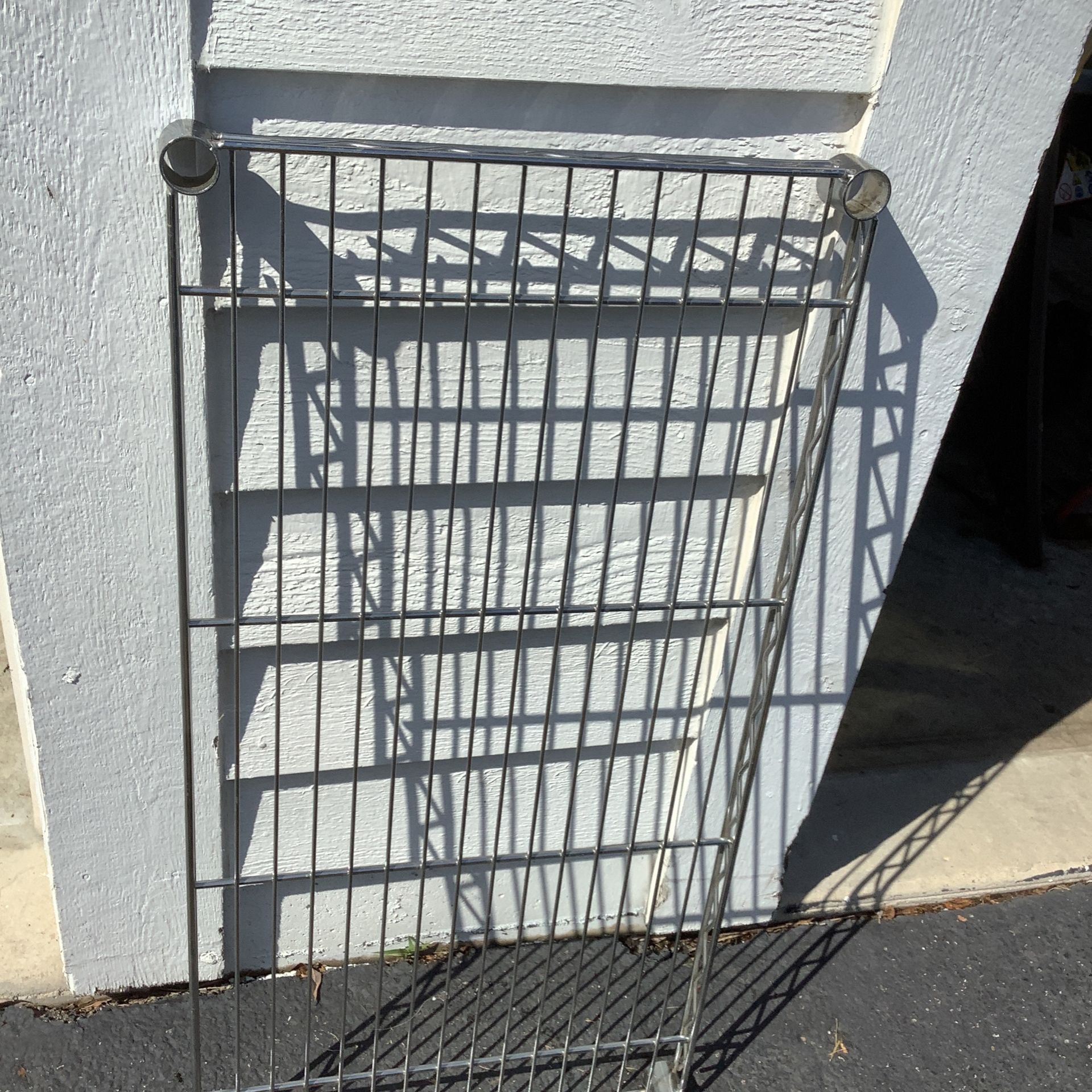 Chrome Metal Shelves 