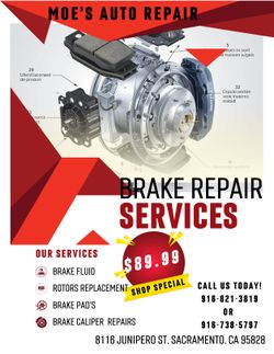 All new Brake pads