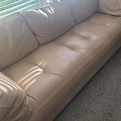 Leather Sofa  Set. 4 and 3 people. 