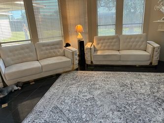 four piece sofa said Moving sale up for sale is 4 piece sofa said