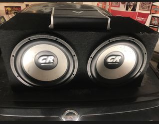 12”s Gravity Subwoofers & Amp