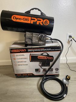 Dyna-Glo Pro 30K-60K BTU Propane Forced Air Heater Used Excellent Condition