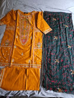 Embroidered suit