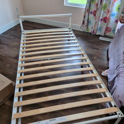 Two Twin IKEA Metal Bed Frames