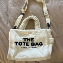 Marc Jacobs Tote Bag Terrycloth White Crossbody