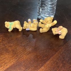 Cherished teddies tumbling Teddy’s 4 Figures 