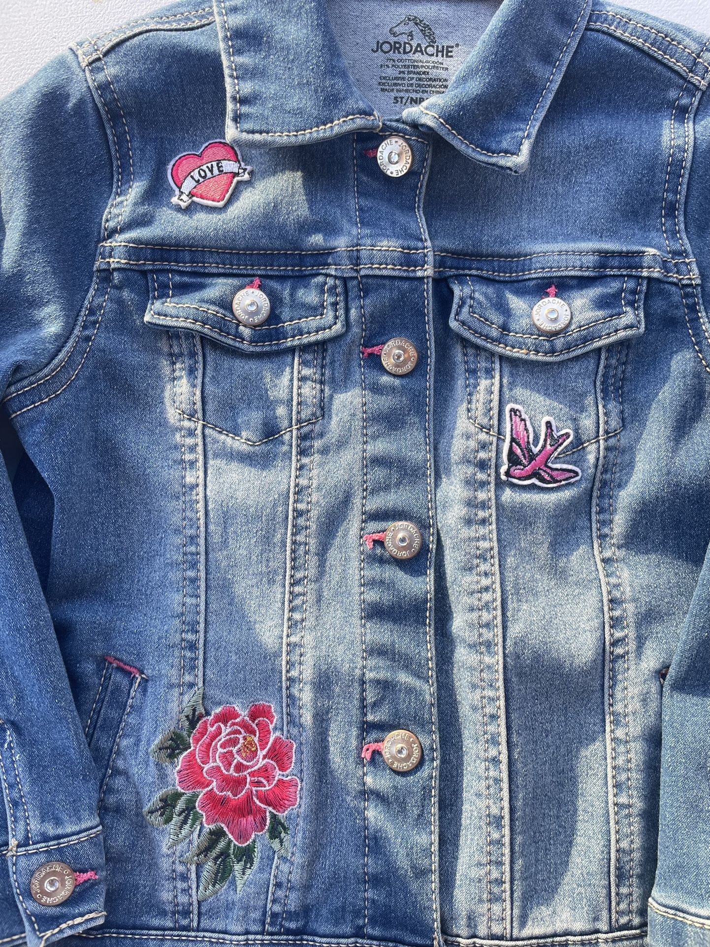 Girl Denim Jacket, Size 5