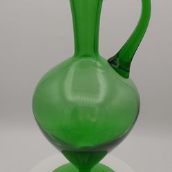 14.5" Vintage Glass Ewer/ Vase 