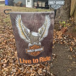 Harley Davidson Garden Flags