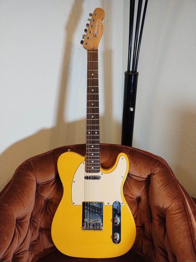 Vintage MIJ Telecaster Electric Guitar - Yellow