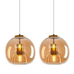 2 pendant lights