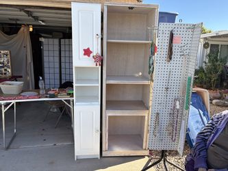 Cabinet-beige color  apps 24w x 17d x 73h