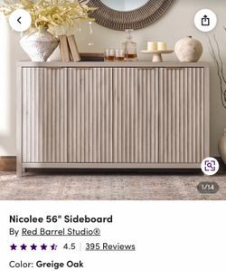 Brand new wood cabinet.