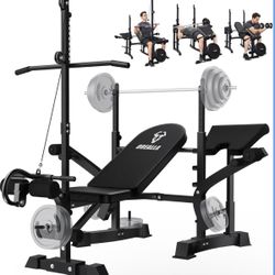 Adjustable Weight Bench - 8 in 1 Multi-Function Bench Press Set 