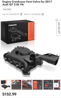 Engine Crankcase Vent Valve for 2017 Audi Q7 3.0L V6