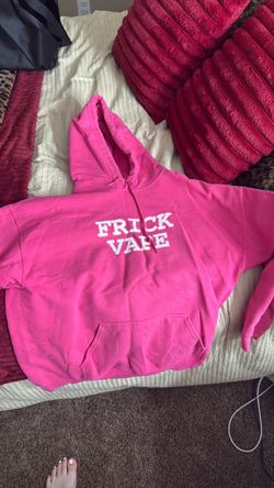 Pink large frick vape hoodie (Baylen Levine)