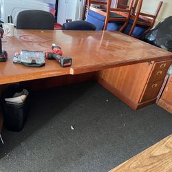 Free Desk And File Cabinet 