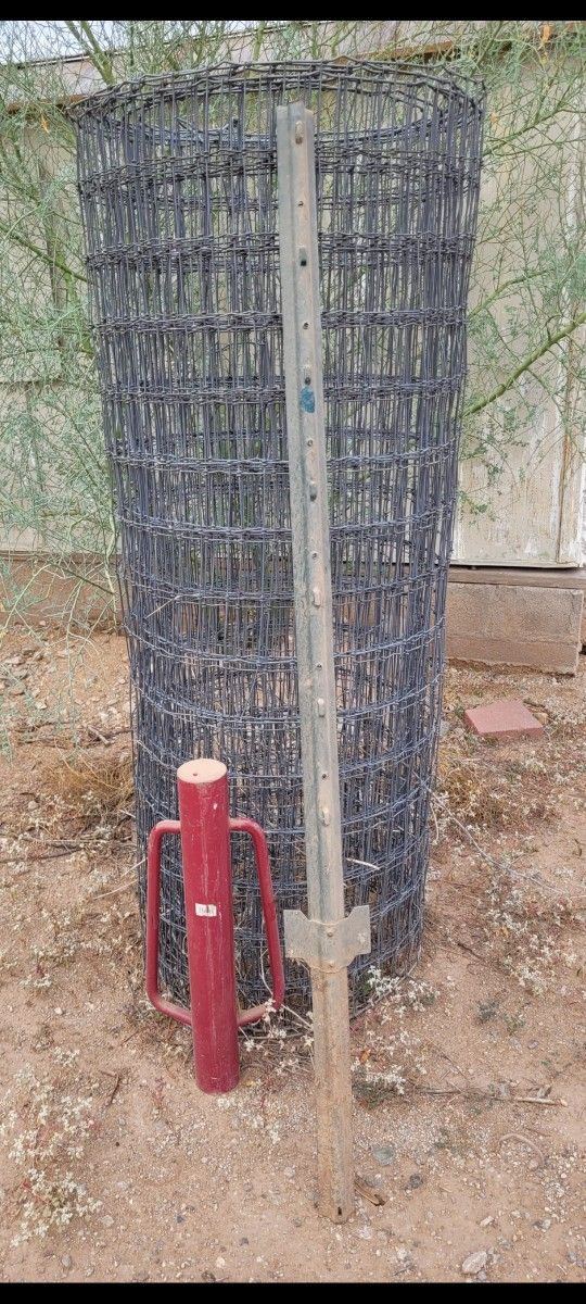 5' FENCE, POST & DRIVER