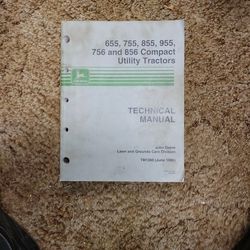 Deere  Technical manual 6 55 7 55 8 55 9 55 7 56 and 856