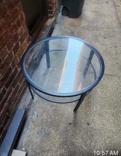 Round Glass Table