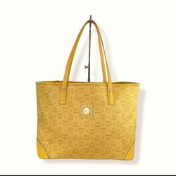 MCM Yellow Tote Bag