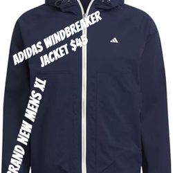 Adidas Go To Utility Windbreaker Jacket Brand New XL Originals Logo Sweater Hoodie