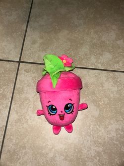 Shopkins Pink Flower Pot Plush