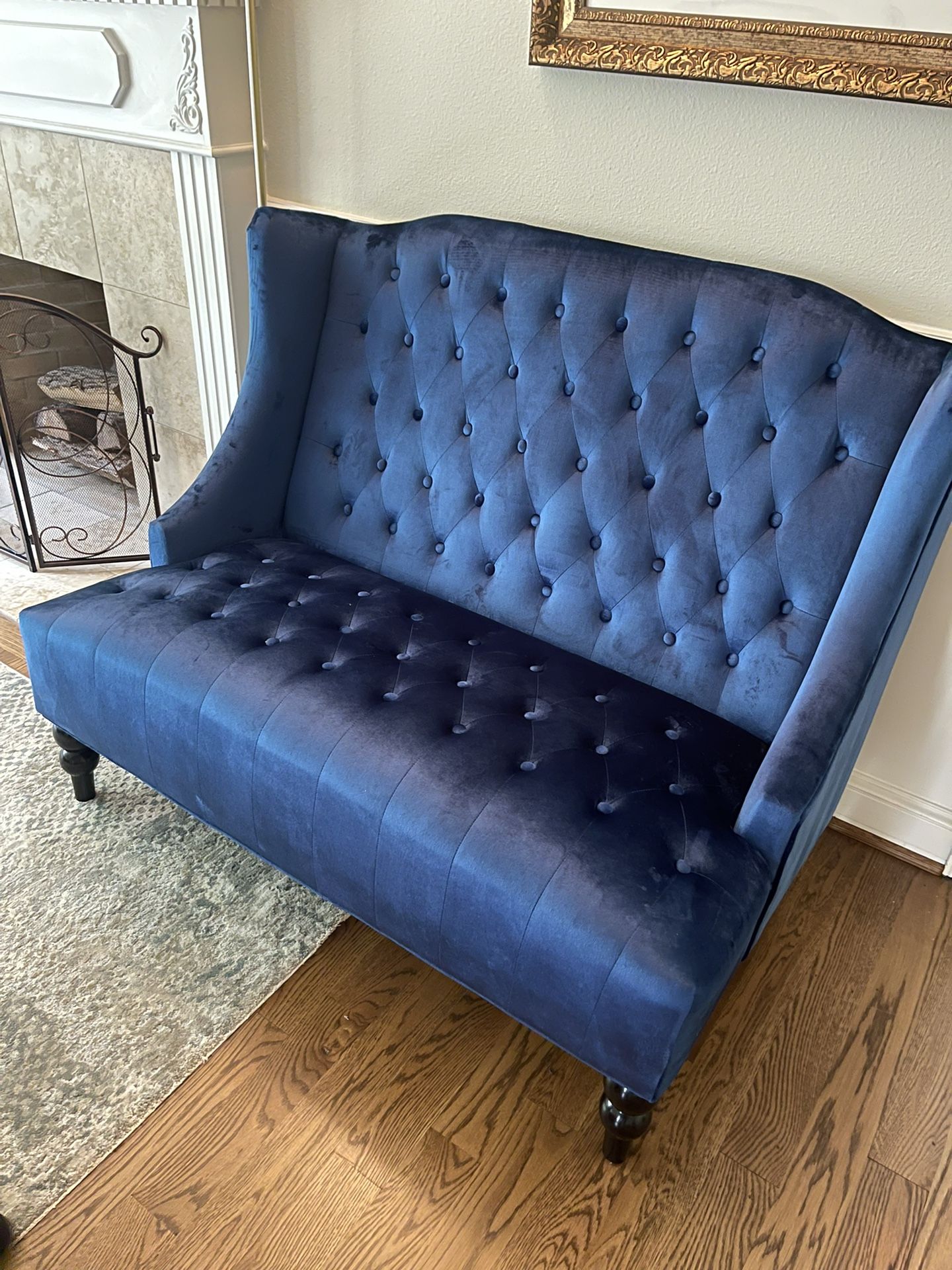Blue Velvet Loveseat for Sale in Lake Oswego, OR OfferUp