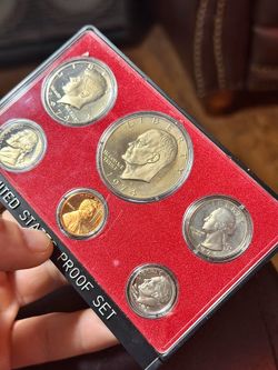 Nice 👍!! 1974 S United States Proof Set - Vintage US Mint Coins (6 Coin Set) !