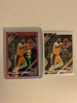 ANTHONY DAVIS FIRST LAKER CARD OPTIC