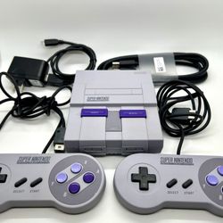 Super Nintendo Entertainment System SNES Classic Edition Mini Console - Tested
