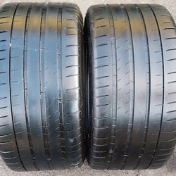 Pair 20 Michelin Pilot SPORT 4s 295/30zr20 80% Tread Life