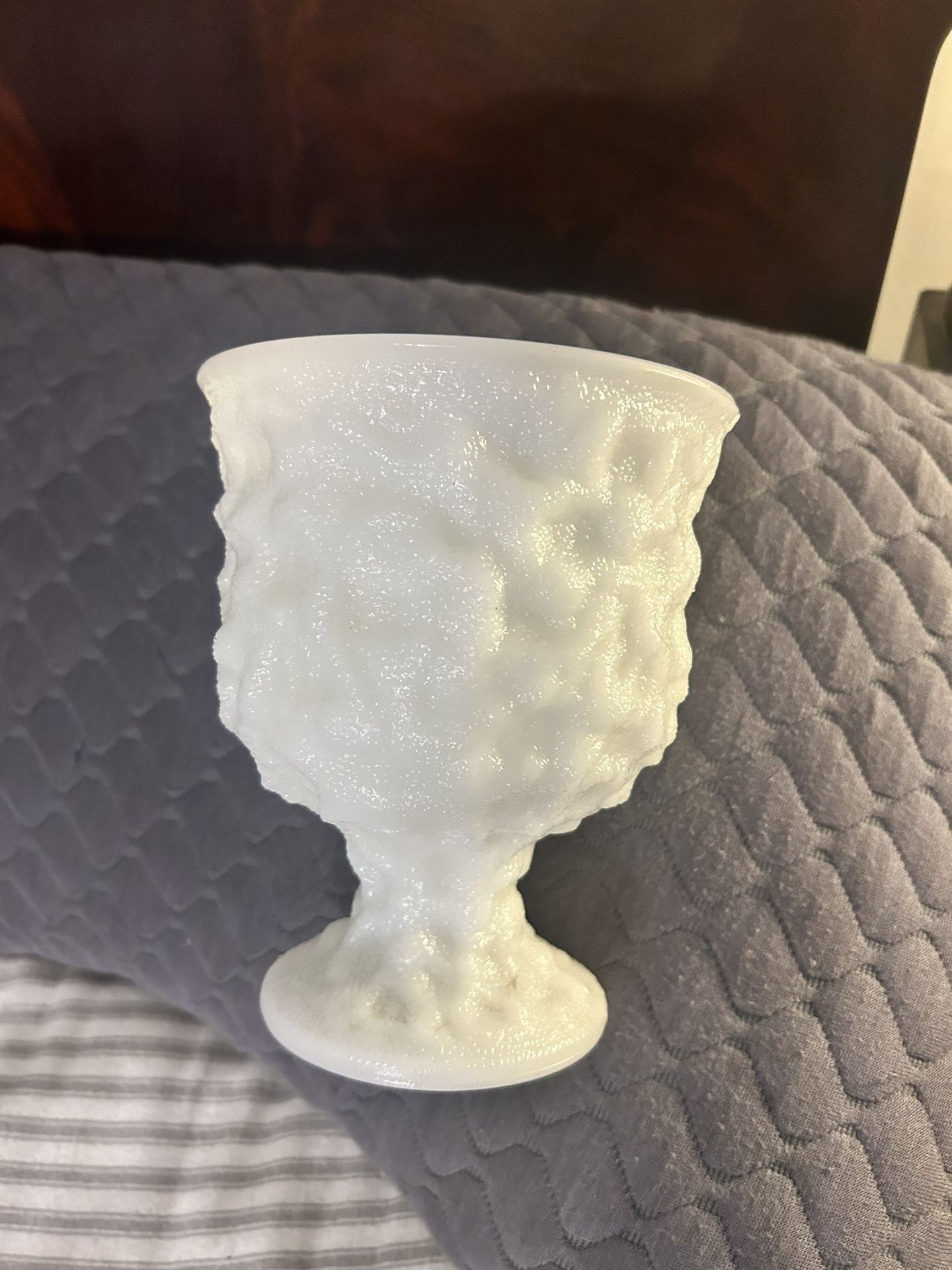 large milk glass
