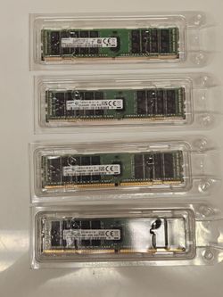 Memory Ram PC4-2400T lot of 4 X 32 GB = 128 GB